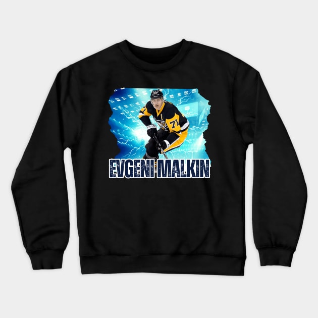 Evgeni Malkin Crewneck Sweatshirt by Moreno Art